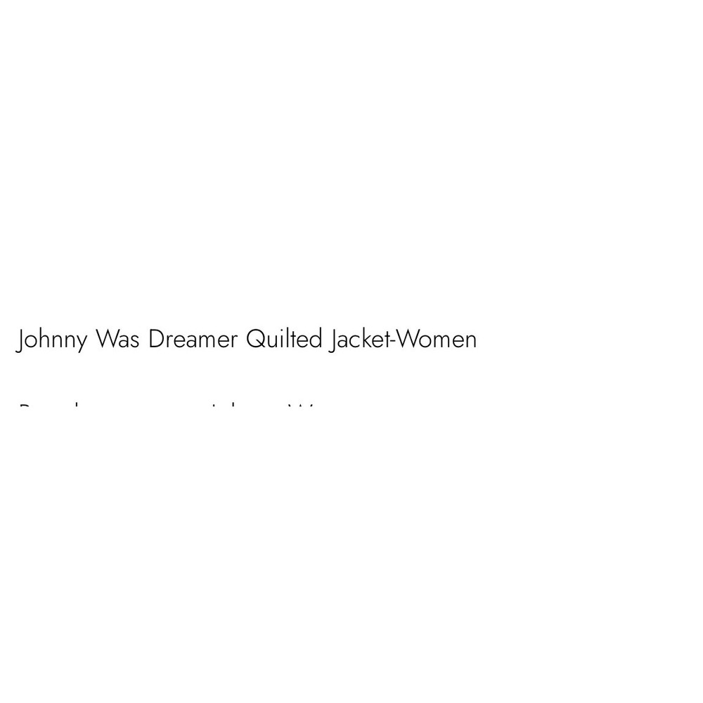 Johnny Was Dreamer Quilted Jacket Womens Multicolor Floral Patchwork Boho L - Picture 8 of 8